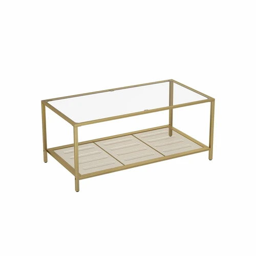 Kavos staliukas su grūdinto stiklo stalviršiu