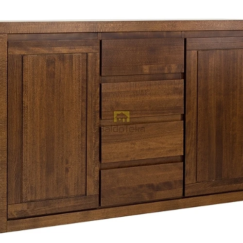 Tvarkinga medinė spinta 140 cm pločio