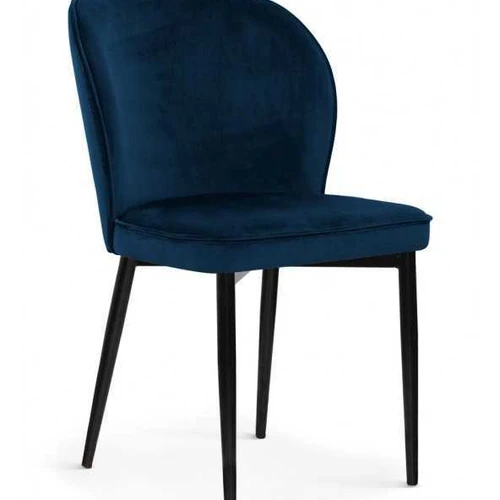 Minkšta kėdė AINE su juodomis metalinėmis kojomis