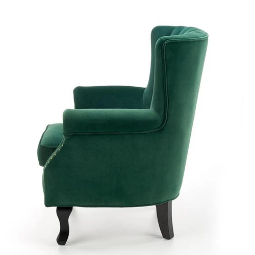 Moderni sofos lova tamsiai žalia, aksominis audinys, medžio masyvas