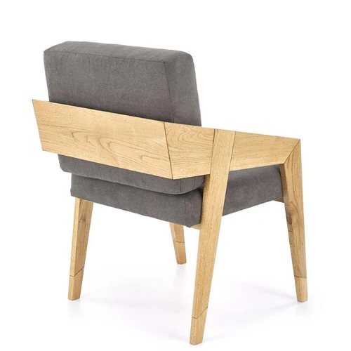 Ergonomiškas ąžuolo masyvo kėdės su minkštu audiniu