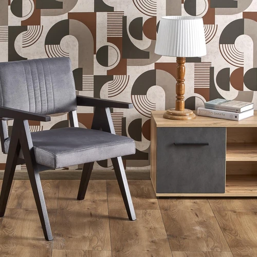 Buko masyvo sofos lova su aksomu, 45 cm aukščio