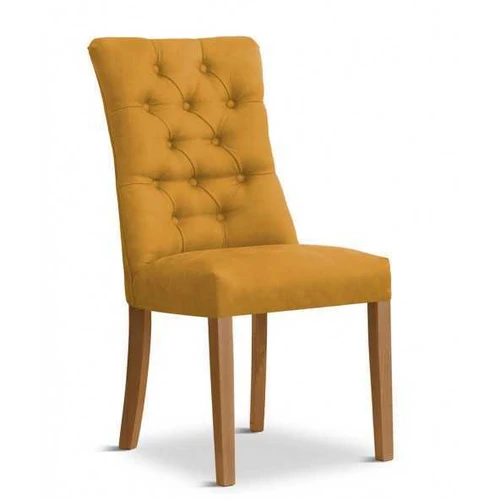 Česterfildo stiliaus kėdė LORD II su ąžuolo spalvos kojomis