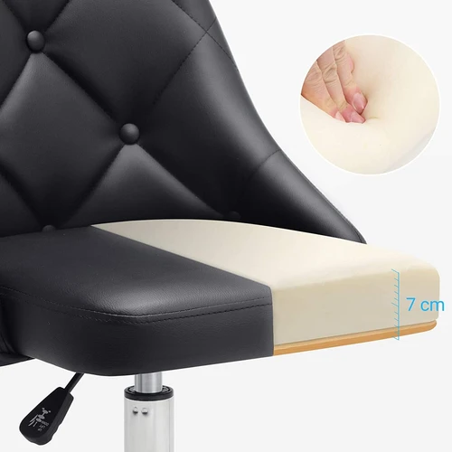 Ergonomiškos kėdės su dygsniuotu atlošu