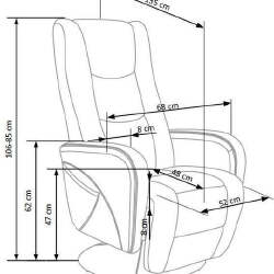Kėdė su atlošu HA1359 - Foteliai
