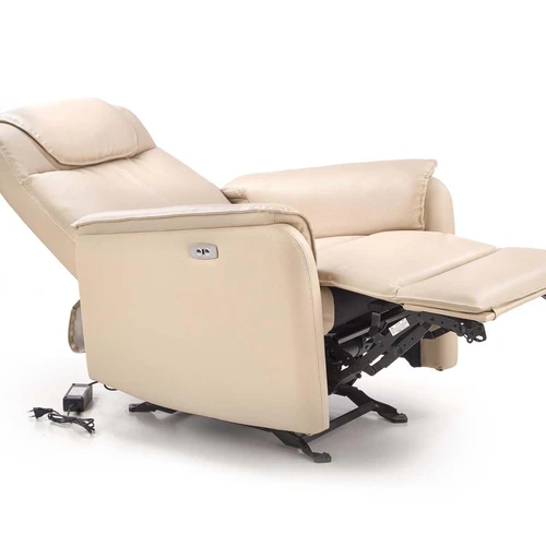 Kompaktiška sofos lova su siūbavimu, eko oda