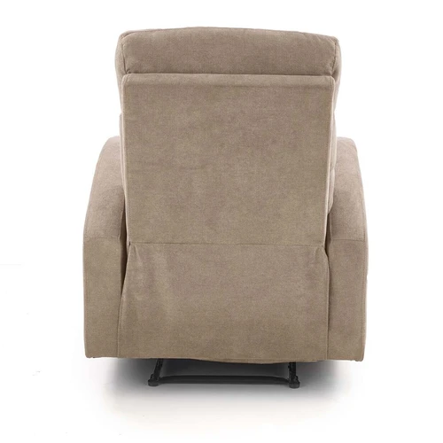 Minkšta smėlio spalvos sofos atlošo medžiaga