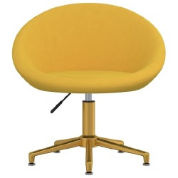 Kėdės, 4vnt., geltonos spalvos aksomas, pakeliamos - Kėdės