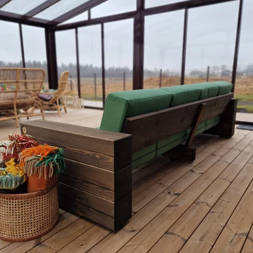 Keturvietė lauko sofa ¦ TIMBER - Foteliai, sofos