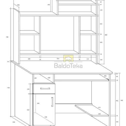 Plati spinta su LMDP medžiaga, individuali spalva