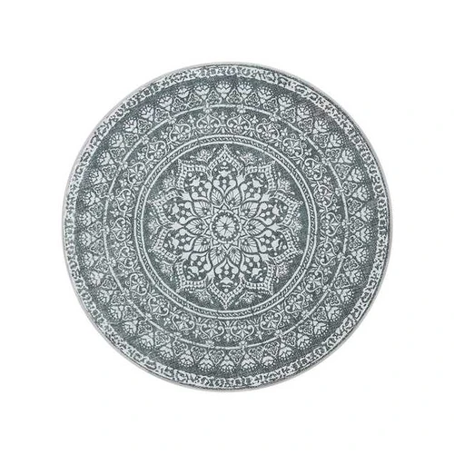 Kilimas 120cm., baltos/tamsiai pilkos spalvos