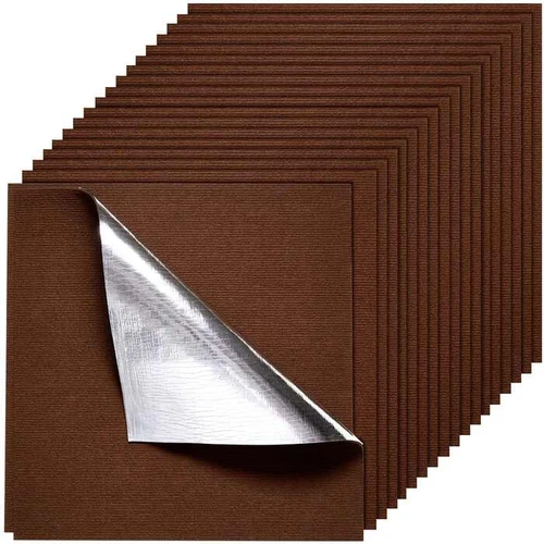 Kiliminės plytelės 610x610 mm, lipnios, tamsiai rudos, 20 vnt., biurui ir svetainei