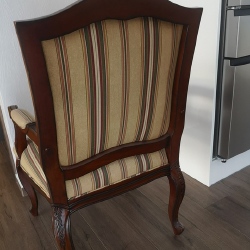 Klasikinio stiliaus medinė kėdė-krėslas - Foteliai