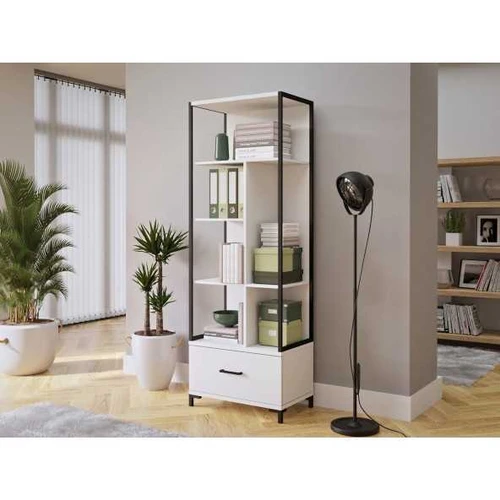 Stilinga spinta balta/juoda, 70 cm pločio