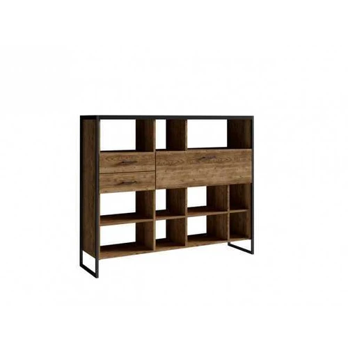 Knygų spinta TARABO TR48 154 appenzeller fichte / juoda