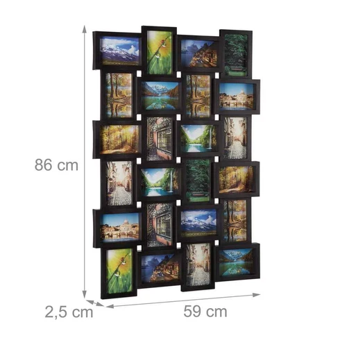 Erdvus nuotraukų koliažas 59x86cm
