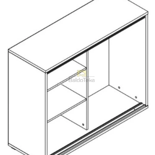 Ergonominė spintelė SEVROLL su aliuminio bėgeliais