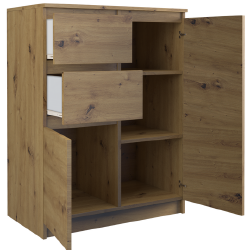 Talpi komoda iš MDP su PVC apdaila