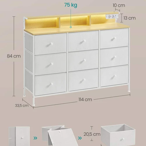 Ilgaamžė komoda iš MDF