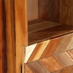 Komoda, 40x32x122 cm, perdirbtos medienos masyvas - Komodos