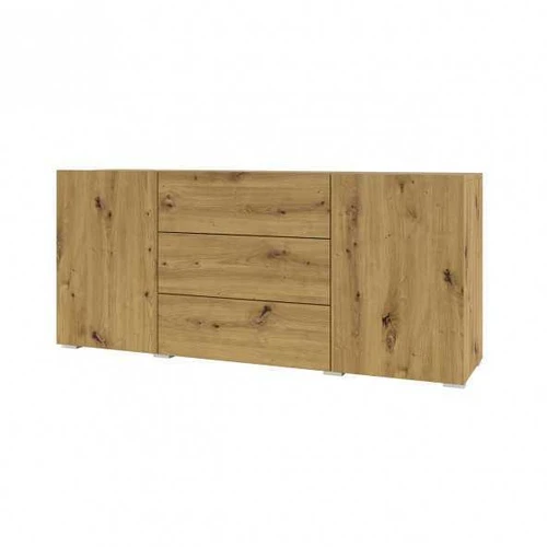Komoda AVA 26 ąžuolo artisan / juoda