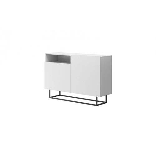 Plati 120 cm komoda su natūralaus ąžuolo atspalviu