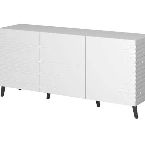 Kompaktiška virtuvės spinta su išsikišančiomis rankenomis