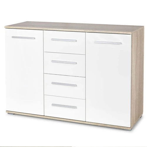 Ergonominė balta spinta su ABS kraštais