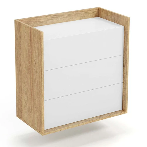 Moderni spintelė su ABS kraštais ir laminuota medžio drožlių plokšte