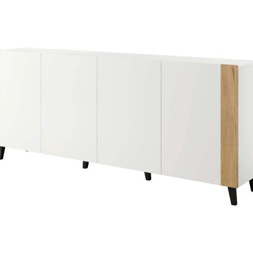 Tvarkingas TV stovas su MDF šonais ir folijos apdaila