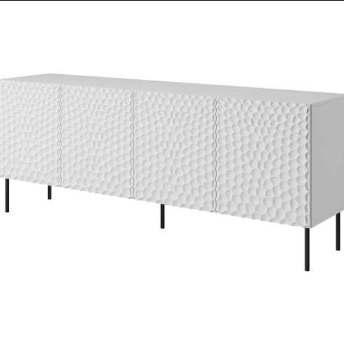 Praktiška spinta su MDF priekiu ir baltomis polipropileno kraštinėmis