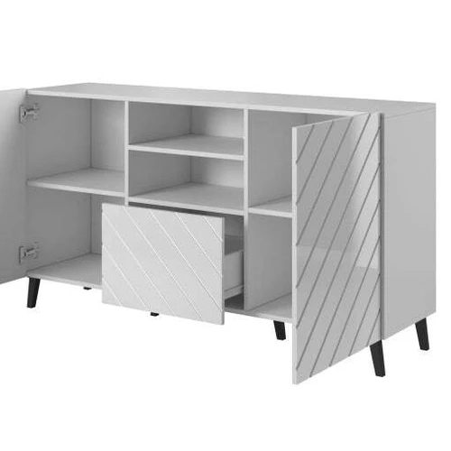 Moderni spinta su folijos apvada ir matinėmis pjaustyklėmis