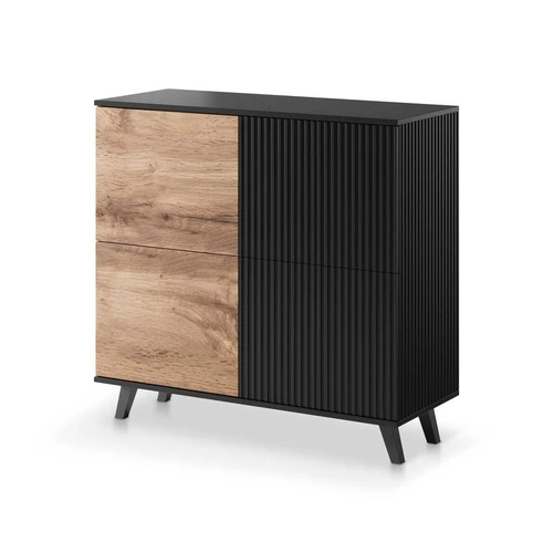 Moderni komoda 100x40x95 cm su laminuota MDF medžiaga