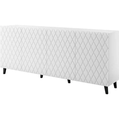 Stilinga spinta su juodomis plastikinėmis kojomis