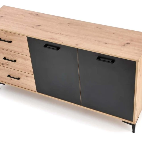 Komoda su ABS briaunomis ir polipropileno apdaila