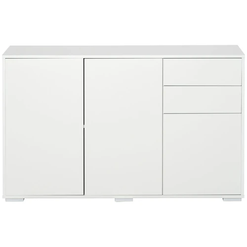 Komoda Homcom 117x36x74cm., baltos spalvos