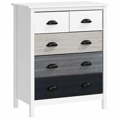 Komoda Homcom 70x38x85cm., įvairių spalvų