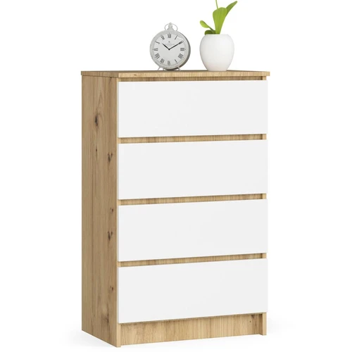 Komoda K60, 4 stalčiai, įvairių spalvų, 60 × 99 × 40 cm