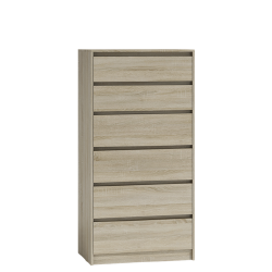 Komoda Karo K6 140, ąžuolo spalvos