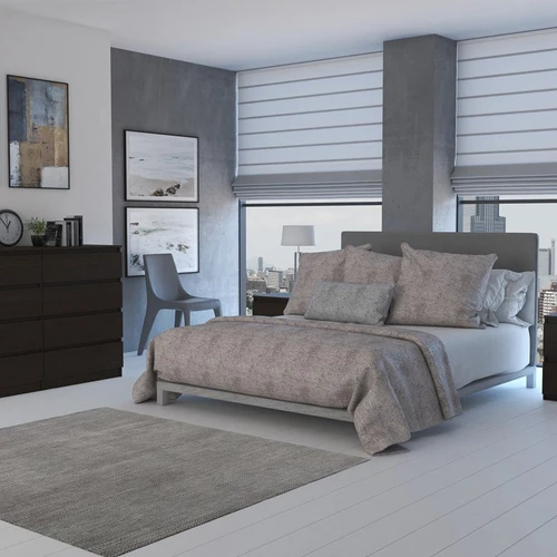 Moderni komoda su ritininiais bėgeliais