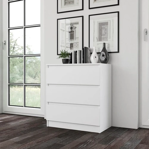 Komoda iš MDP, 77x70x40 cm, balta