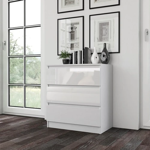 Komoda su ritininiais bėgeliais ir PVC apdaila