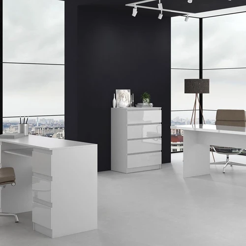 Ergonominė komoda su ritininiais bėgeliais