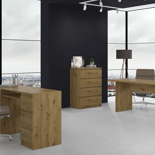 Moderni komoda artisan oak spalvos