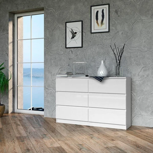 Plati 120 cm komoda su ritininiais bėgeliais