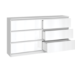 Moderni balta komoda su UV atspariu laku