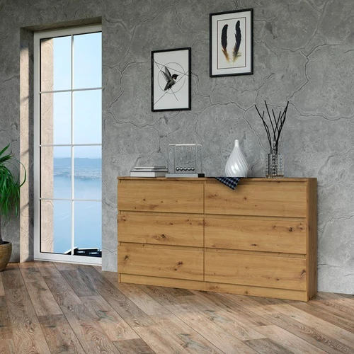 Komoda iš MDP, PVC apdaila