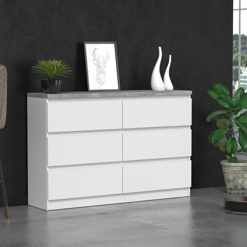 Ergonominė komoda su ritininiais bėgeliais