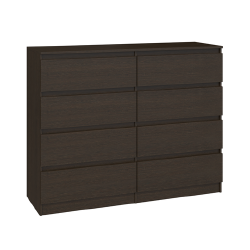 Komoda Malwa M8 120, tamsiai ruda