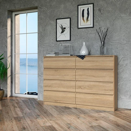 Komoda iš MDP su PVC apdaila